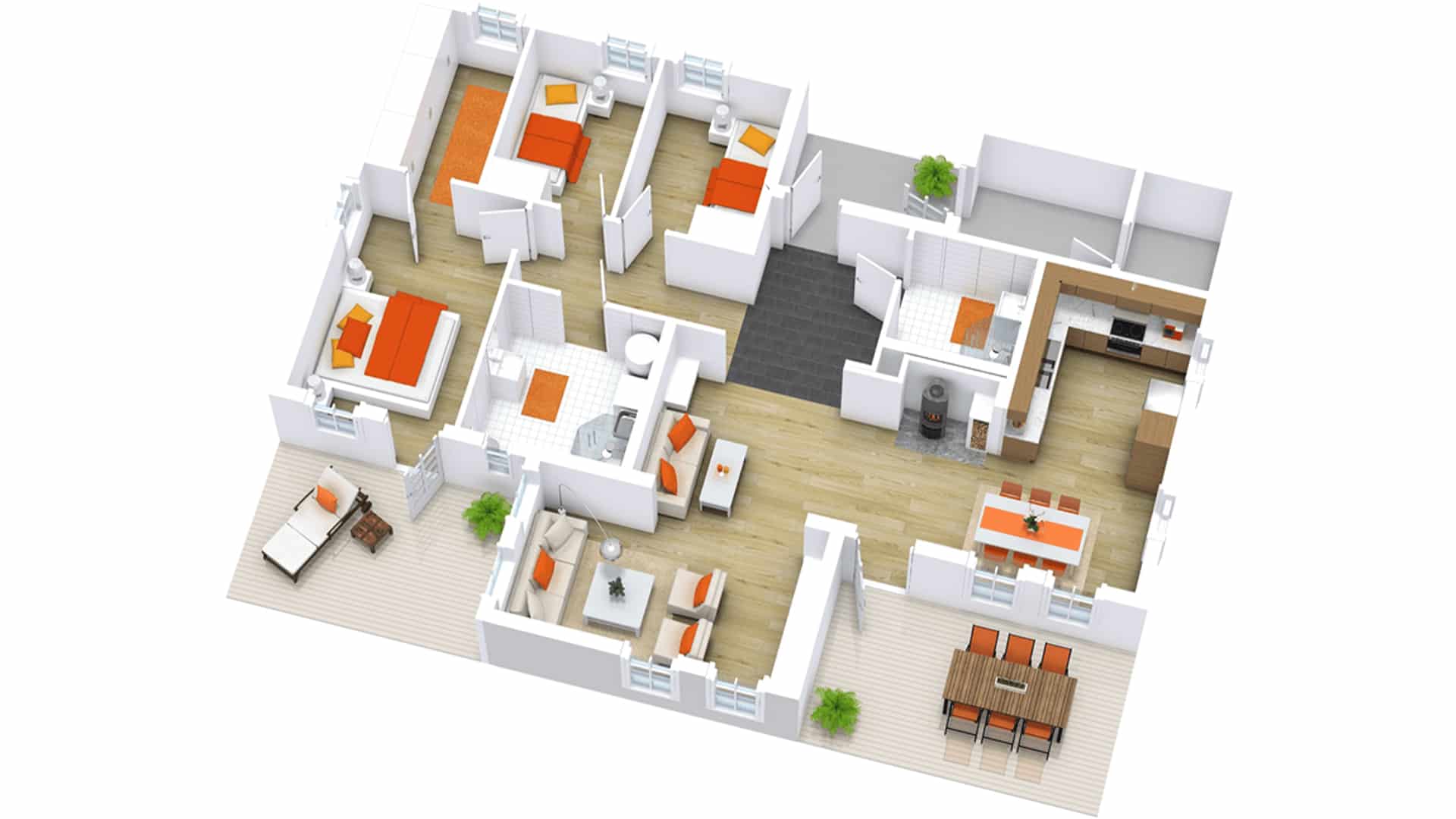 2D & 3D Floor Plans