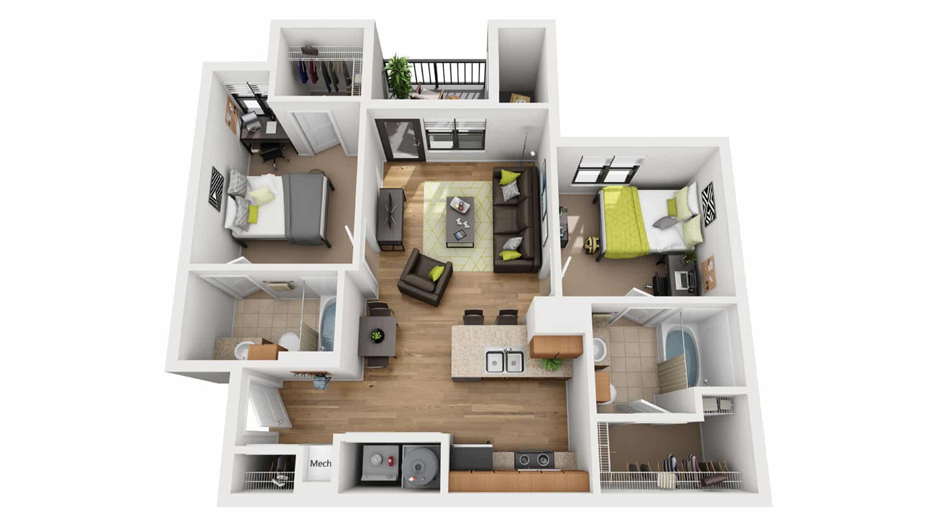 2D & 3D Floor Plans